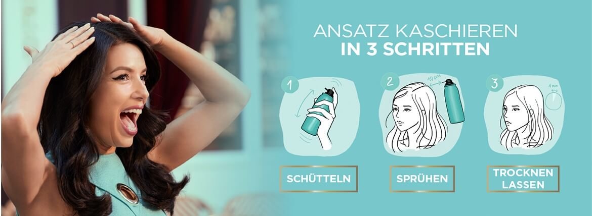 Eva Longoria und das Magic Retouch Tutorial: Ansatz kaschieren in 3 Schritten
